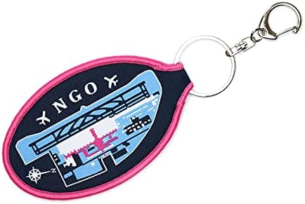 Amazon.co.jp: [keychain] 中部国際空港 セントレア 繊細刺繍